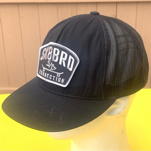 Skater SK8BRD Connections Mesh Trucker Snapback Hat Cap - Picture 1 of 8